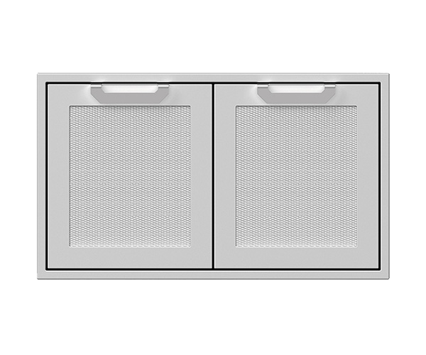 Hestan 36" Double Storage Doors Recessed Marquise Accented Panels - Stealth