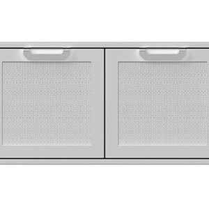 Hestan 42" Double Storage Doors Recessed Marquise Accented Panels - Stealth