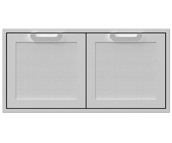 Hestan 42" Double Storage Doors Recessed Marquise Accented Panels - Stealth