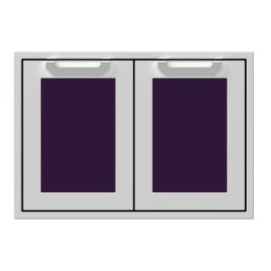 Hestan 30" Double Access Door Recessed Marquise Accented Panels S