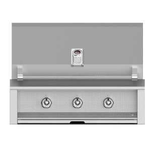 Hestan ASPIRE Grill Built-In 3 U-Burner 36" - Natural Gas - Pacific Fog