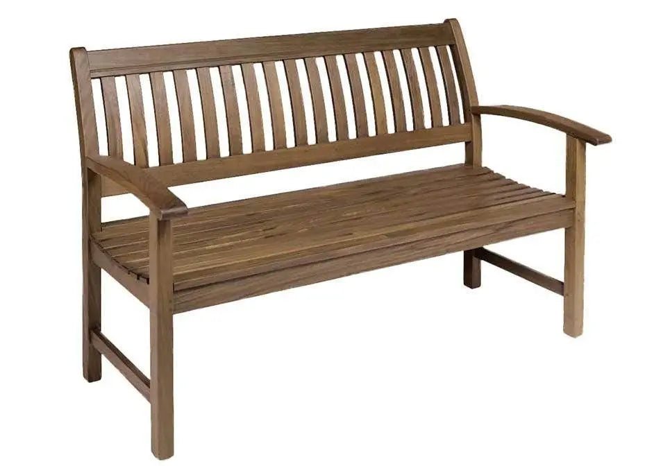 Jensen Outdoor Classic Ipe Garden Bench with Arms
