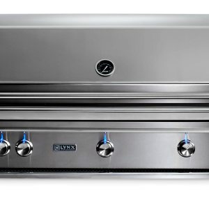 Lynx 42" Built-in Grill w Trident Infrared Burner, 2 Ceramic Burners, Rotisserie - Pacific Blue - Natural Gas