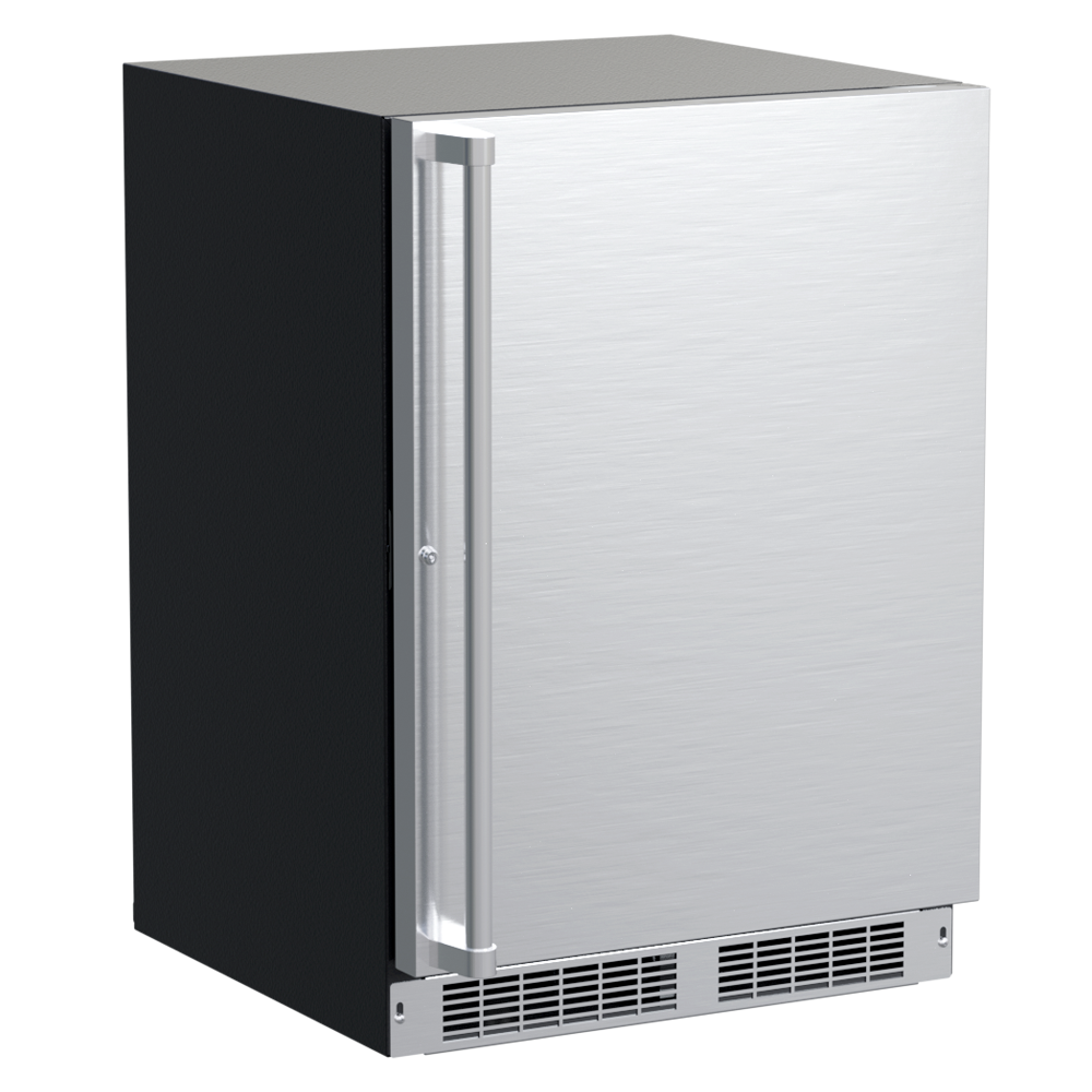 24-in Professional Built-in High-Efficiency Dual Zone Wine Refrigerator - Stainless Steel Solid