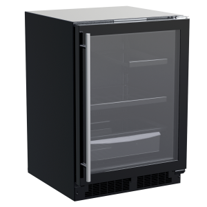 Marvel 24" Refrigerator Solid/black