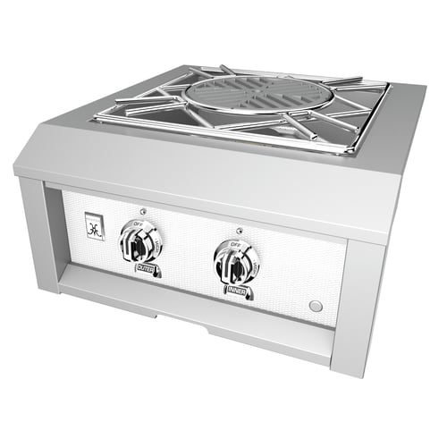 Hestan Power Burner Built-In 24" - Natural Gas - Marshmallow