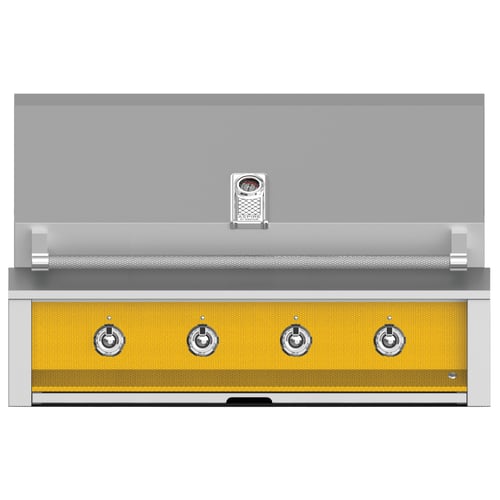 Hestan ASPIRE Grill Built-In 4 U-Burner 42" - Liquid Propane - Sol
