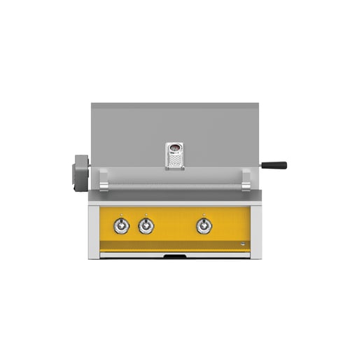 Hestan ASPIRE Grill Built-In 2 U-Burner Rotisserie 30" - Liquid Propane - Sol
