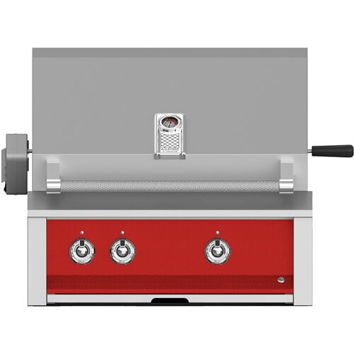 Hestan ASPIRE Grill Built-In 2 U-Burner Rotisserie 30" - Natural Gas - Matador