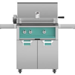 Hestan ASPIRE Grill Built-In 1 U-Burner 1 Sear Rotisserie - Natural Gas - Pacific Fog