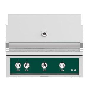 Hestan 36" Built-In Grill 2 Trellis Burners 1 Sear Burner Rotiss - Liquid Propane - Froth