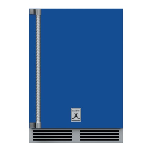 Hestan Outdoor Refrigerator 24" Lock Right Hinged - Bora Bora Blue