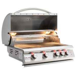 Built-in Prestige PRO 500 NG Grill Head with Infrared Rear Burner, Stainless Steel