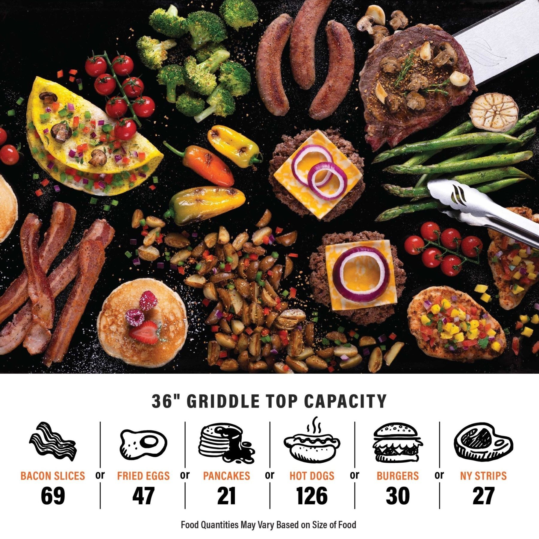 36” Griddle Airfryer Combo