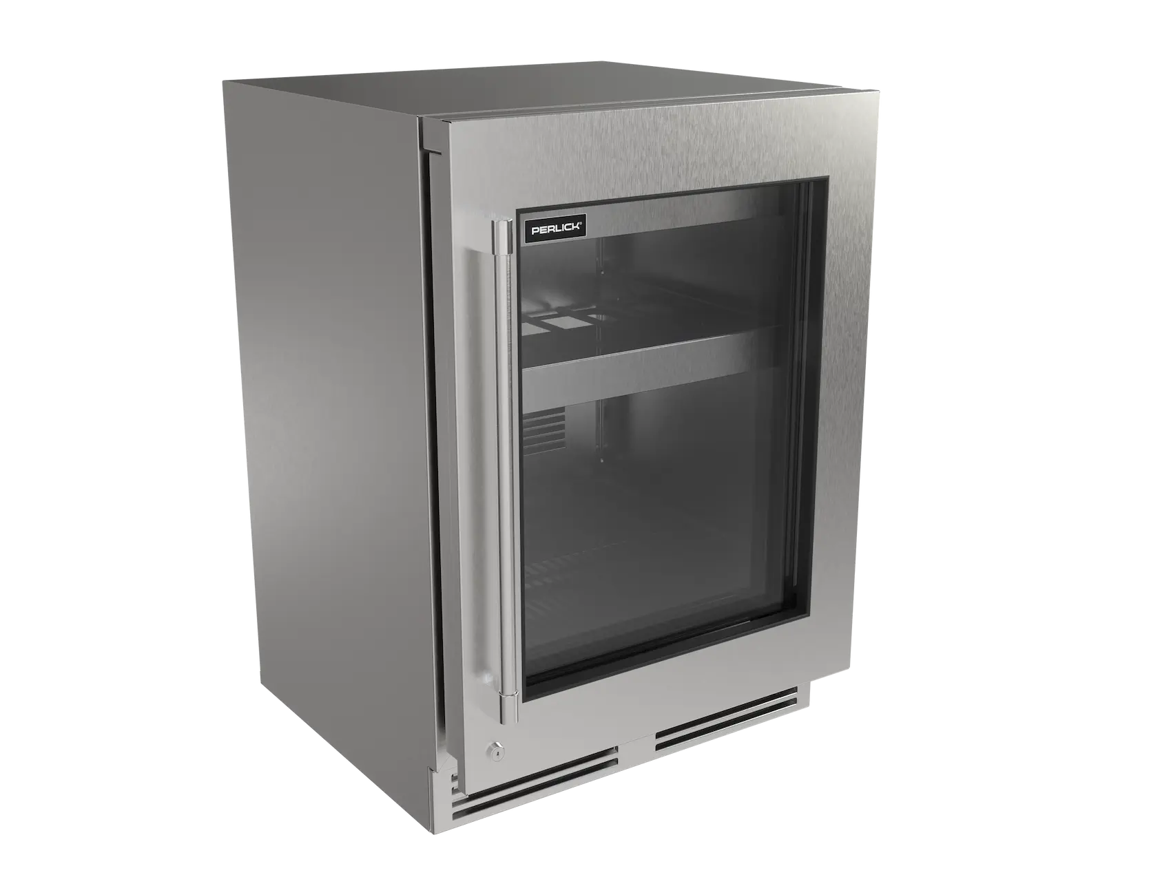 Perlick G5 Core, 24" Indoor/Outdoor Premium Beverage Center, Glass Door, Panel Ready, Reversible Hinge