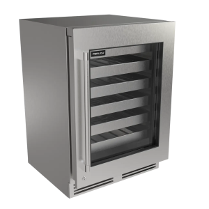 Perlick G5 Core 24" Shallow ADA Indoor/Outdoor Premium Wine Reserve Glass Door Panel Ready