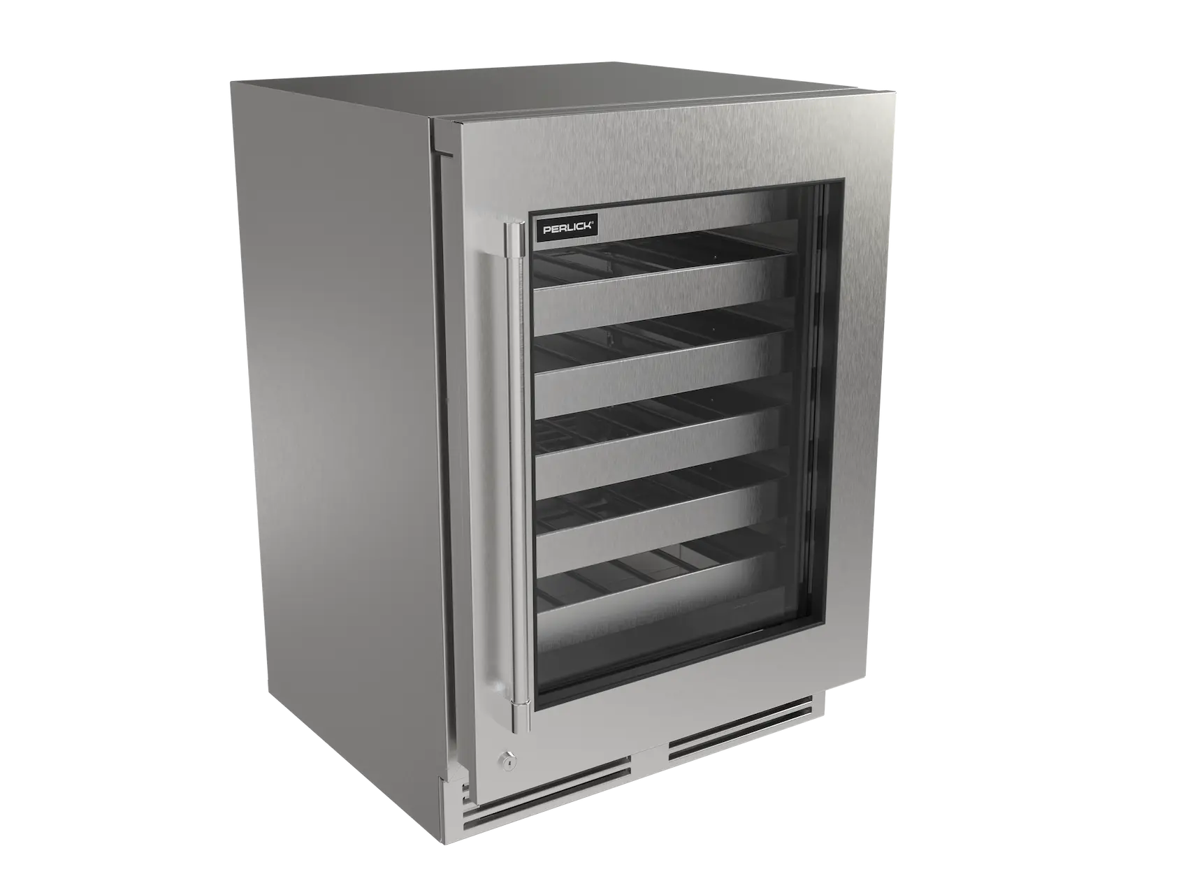 Perlick G5 Core 24" Shallow ADA Indoor/Outdoor Premium Wine Reserve Glass Door Panel Ready