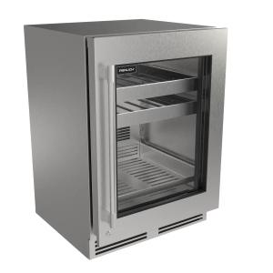 Perlick G5 Luxe, 24" Indoor/Outdoor Premium Beverage Center, Glass Door, Panel Ready, Reversible Hinge