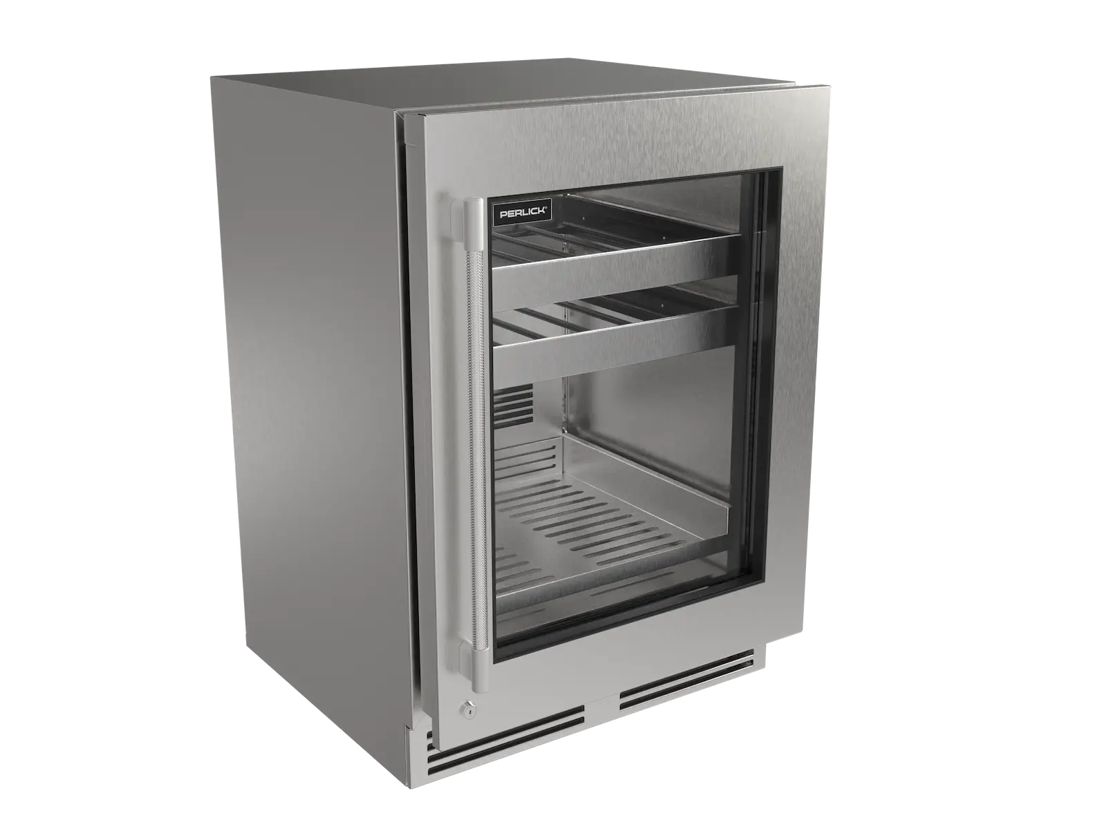 Perlick G5 Luxe, 24" Indoor/Outdoor Premium Beverage Center, Glass Door, Panel Ready, Reversible Hinge