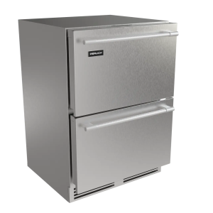 Perlick G5 Luxe 24" Indoor/Outdoor Premium Freezer Drawers Panel Ready