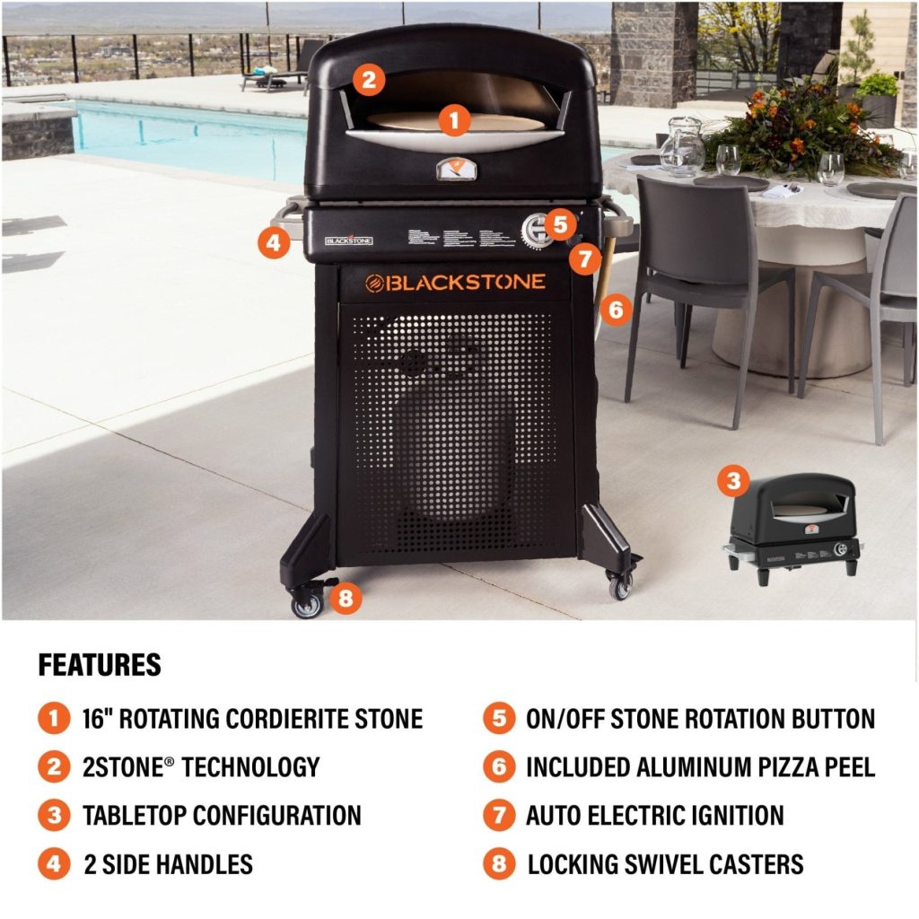pizza oven with mobile cart 1085224