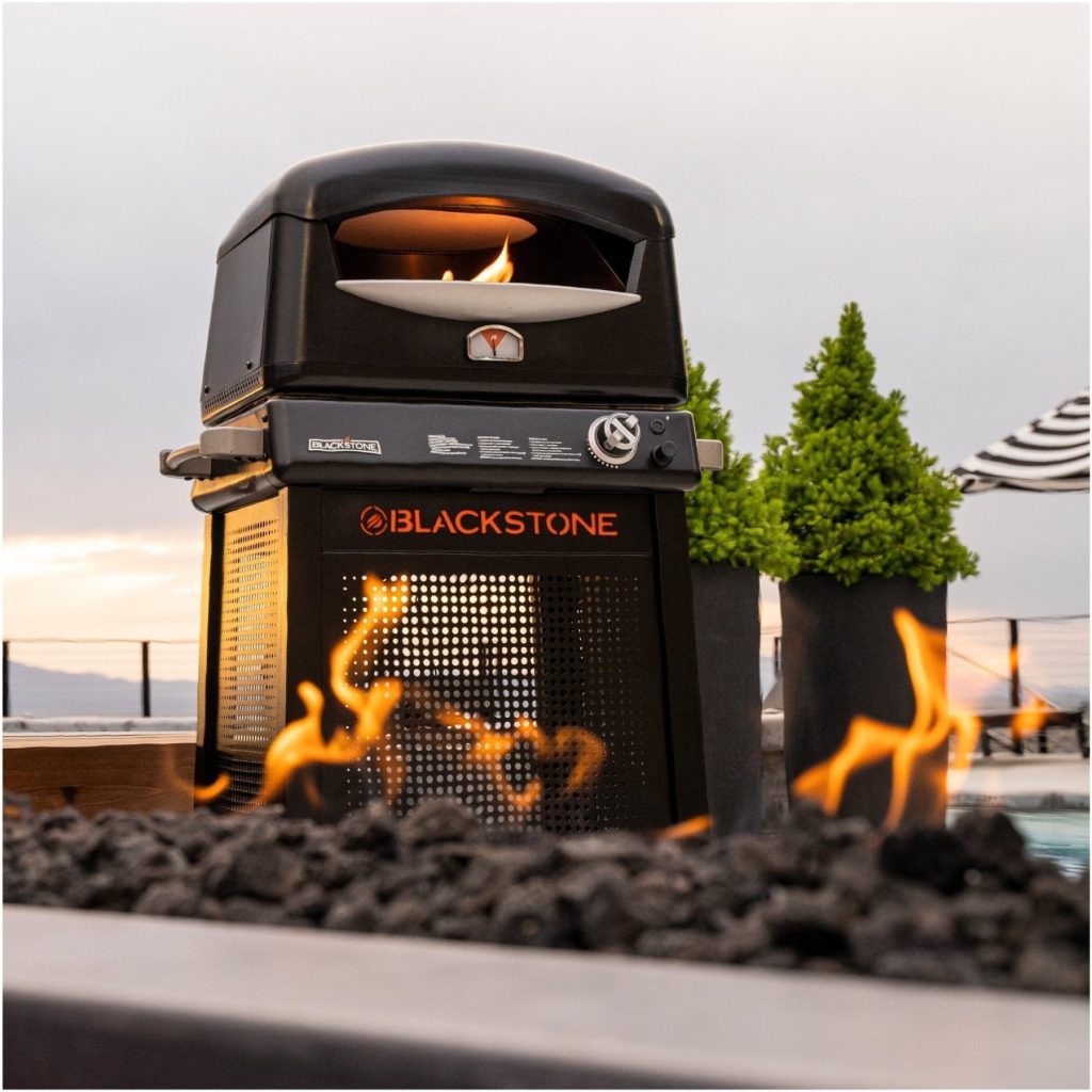 pizza oven with mobile cart 3142134