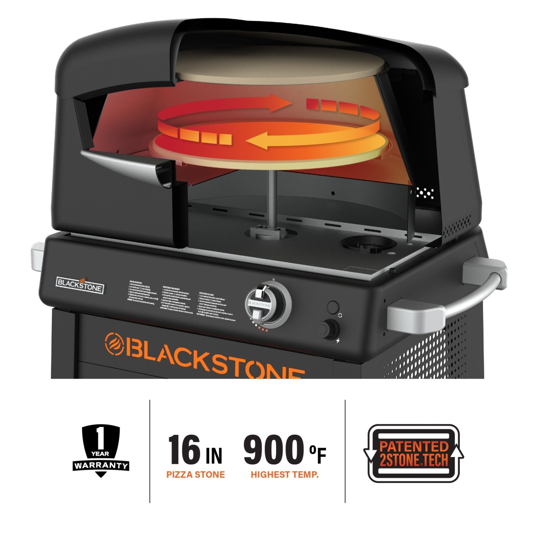 Pizza Oven with Mobile Cart