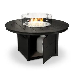 POLYWOOD Fire Table with Round 48" Top