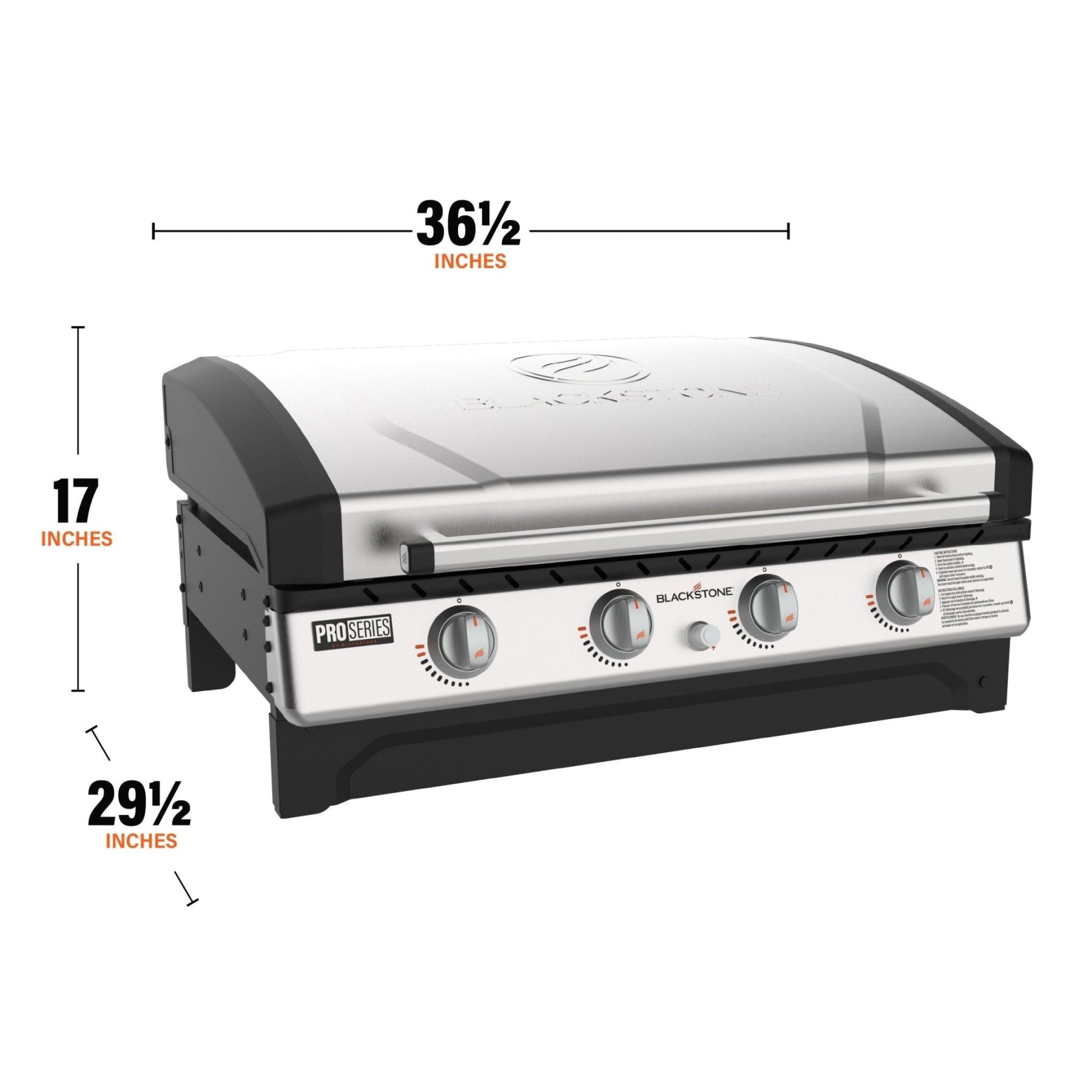 36" Drop-in Griddle with Hood (Propane)