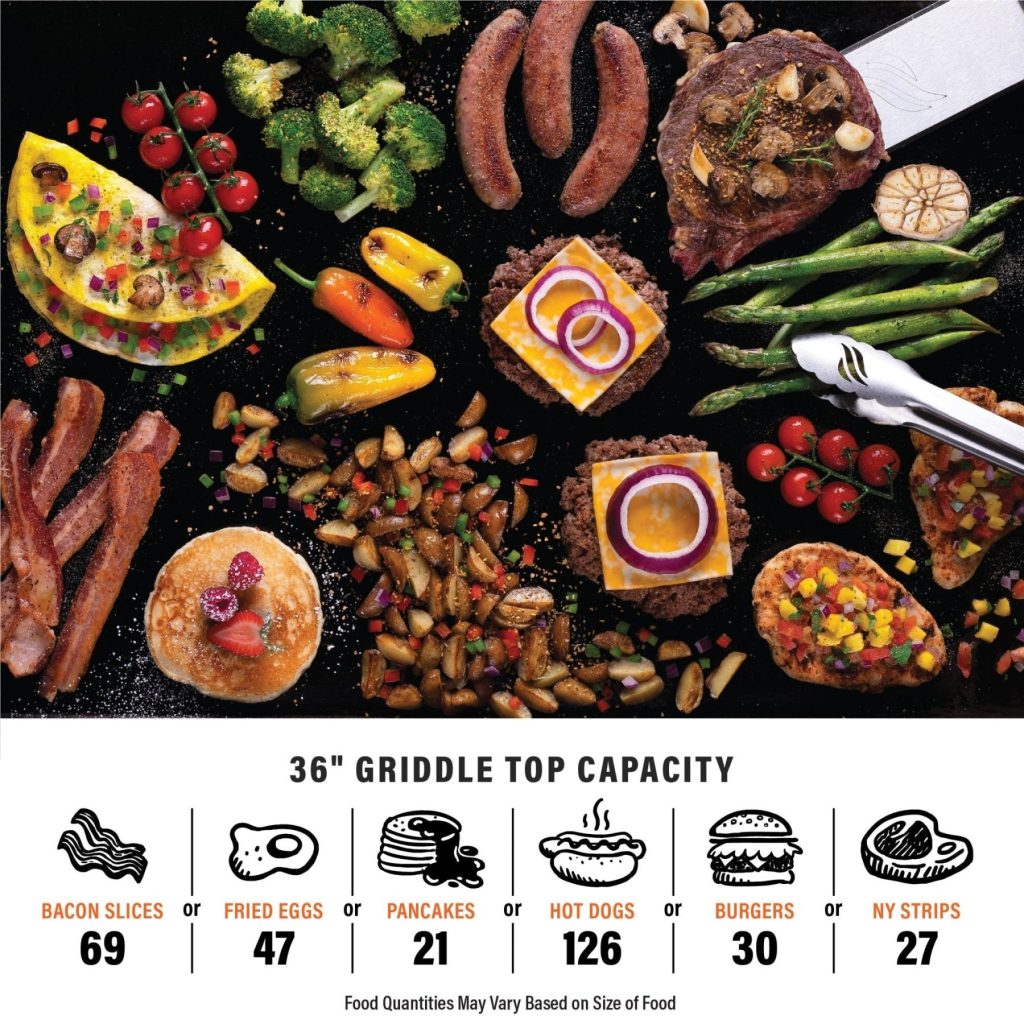pro series 36 omnivore drop in griddle with hood 7923305