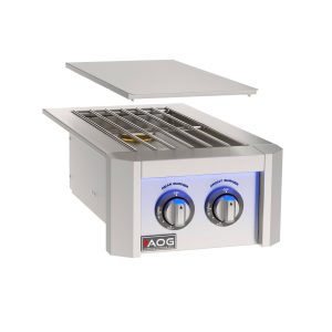 AOG Double Side Burner - Countertop, Propane