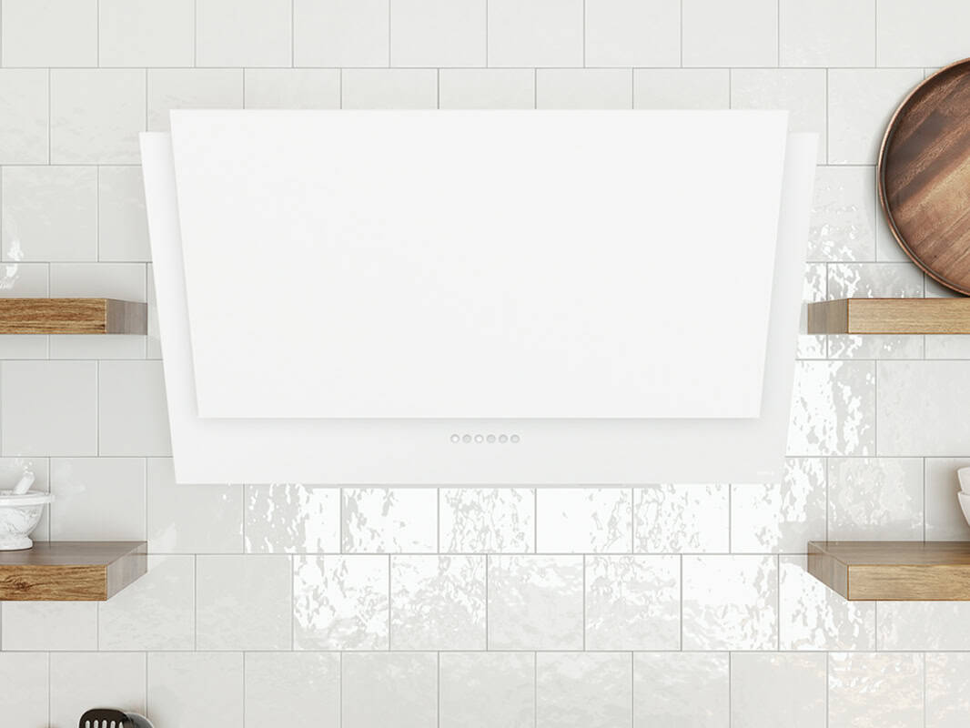 Zephyr Apex Wall Hood 36" BODY ONLY - White