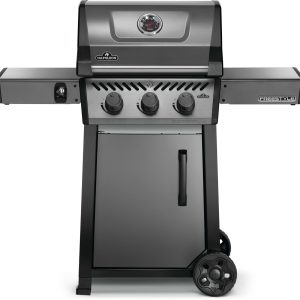 Freestyle 365 LP Gas Grill with Range Side Burner, Graphite Grey