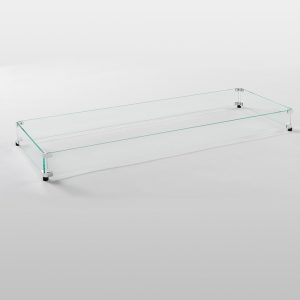12"x 108" Tempered Glass Wind Guard