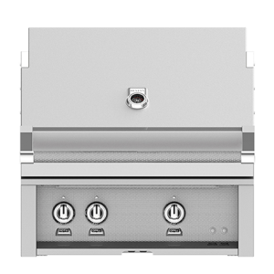 Hestan 30" Built-In Grill 1 Trellis Burners 1 Sear Burn Rotisser