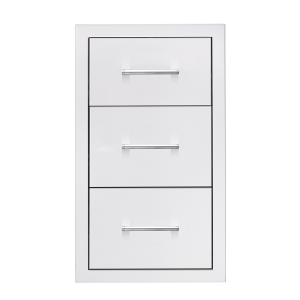 TrueFlame 17" Triple Drawer