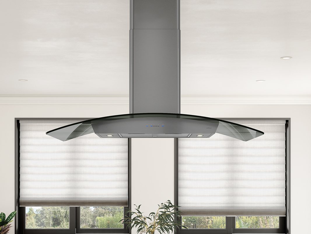 Zephyr Ravenna Island Hood 90cm