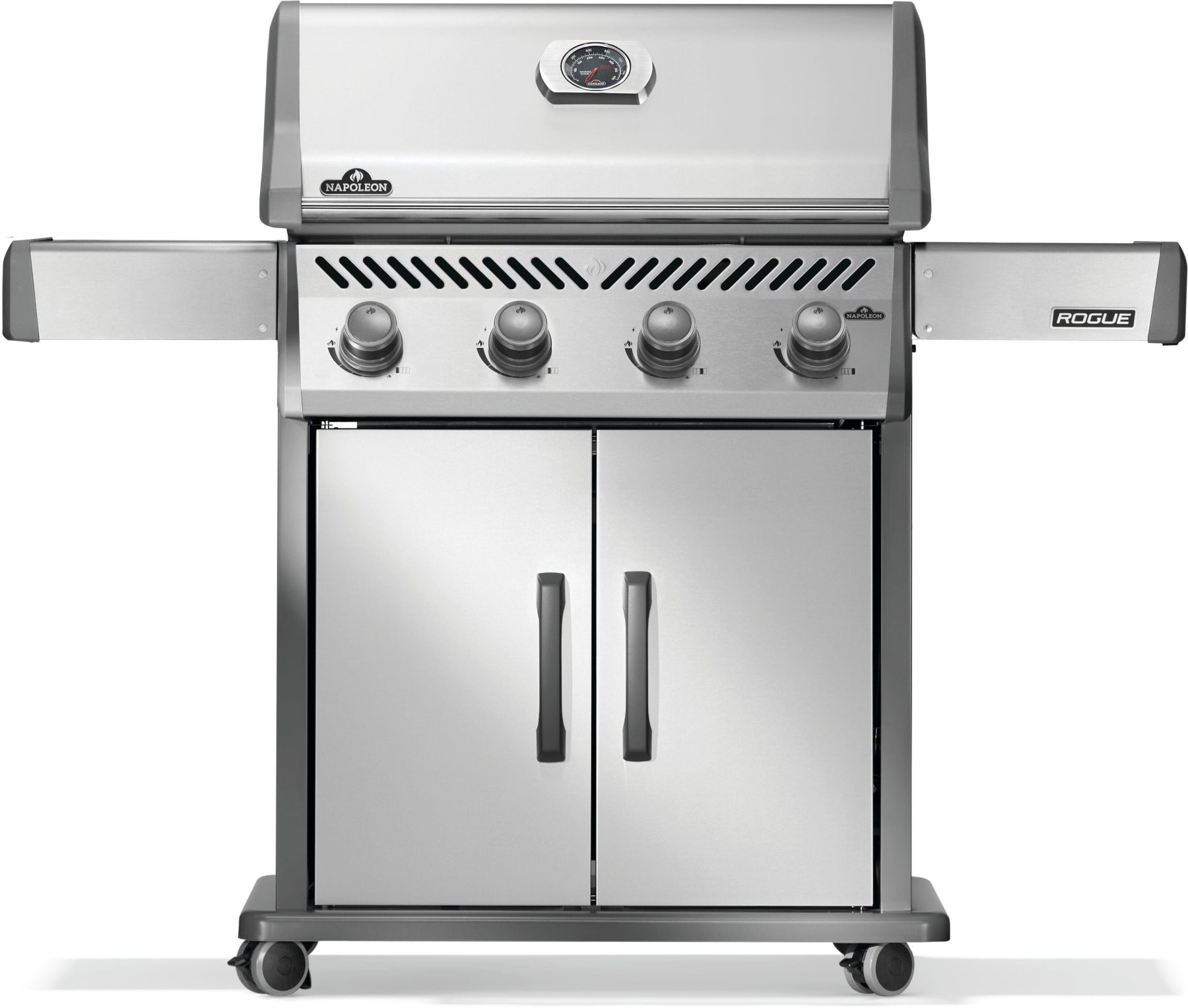 Napoleon Rogue® 525 Propane Gas Grill, Black, Stainless Steel Grids
