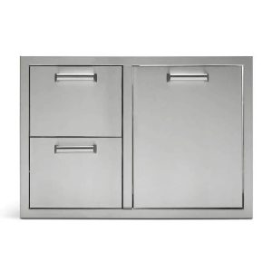 Quivira 32" Combo Trash/Propane Rollout with Two Drawers