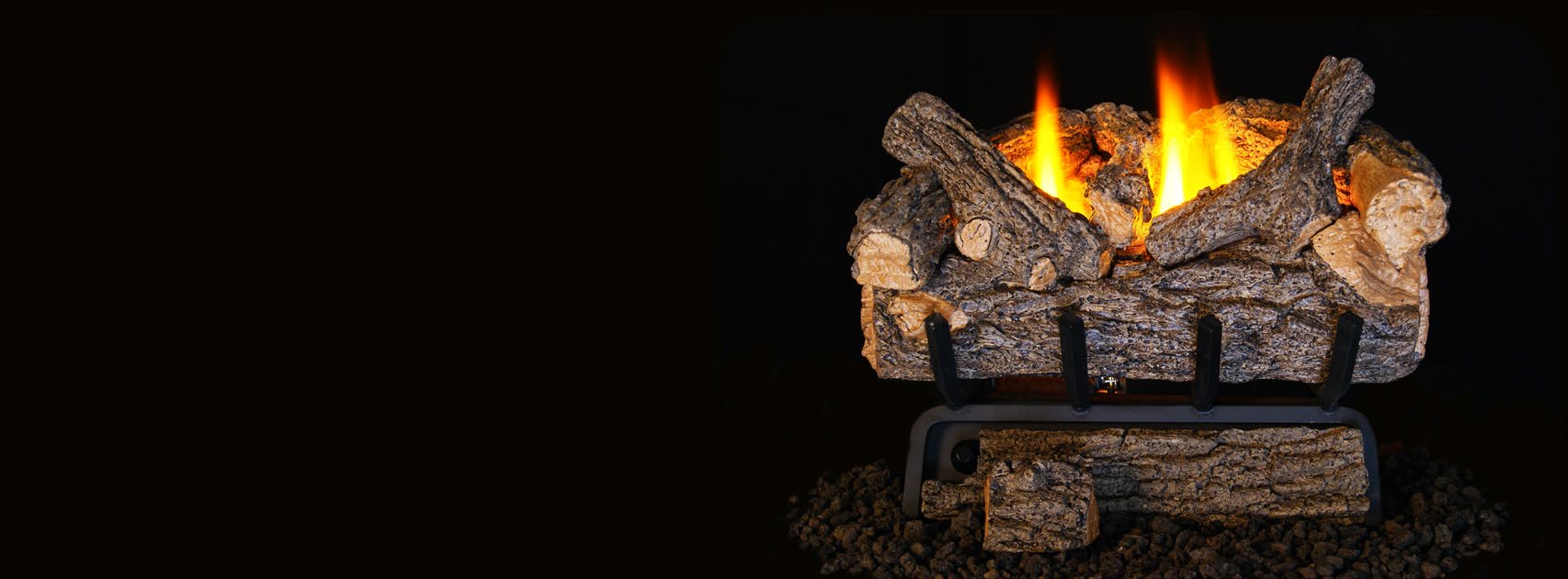 Real Fyre G8E Vent-Free NG Burner - Manual Control