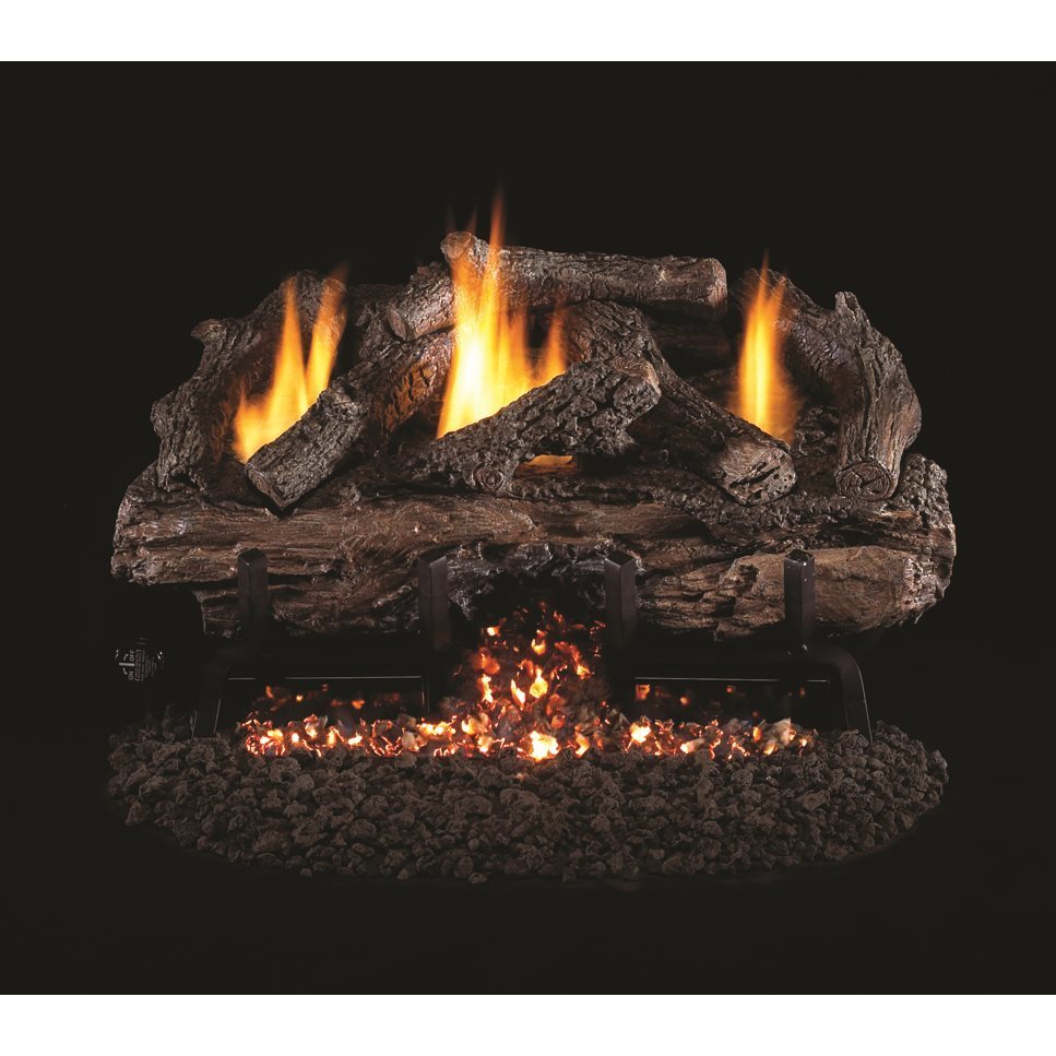 Real Fyre 24" Charred Aged Split Log Set