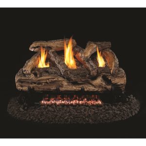 Real Fyre 24" Split Oak See-Thru Log Set