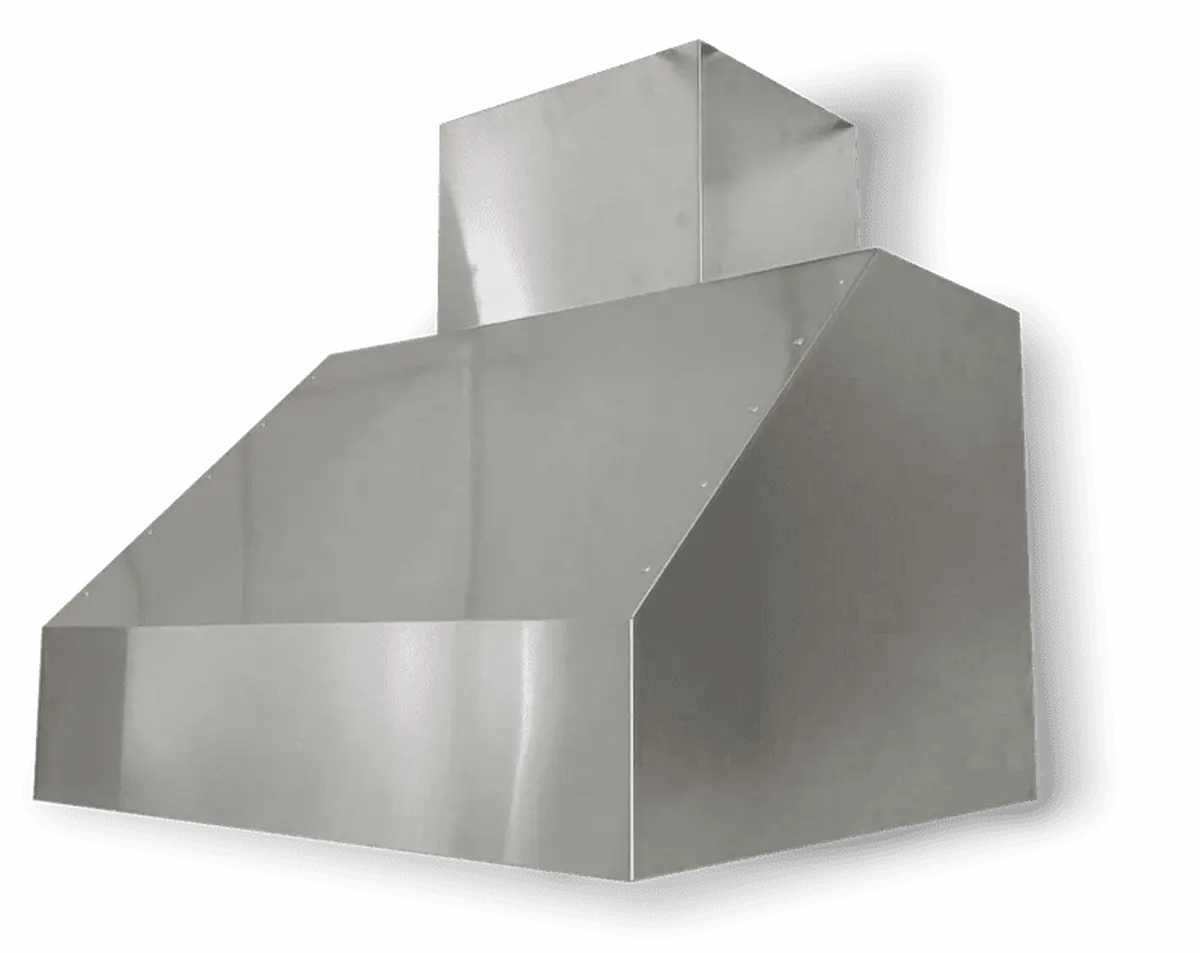 Tradewind 7200 Series Straight Sided Wall-Mount Outdoor Hood, Hood Only