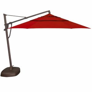 Treasure Garden 11' Octagon AKZP Cantilever Umbrella with Bronze Frame