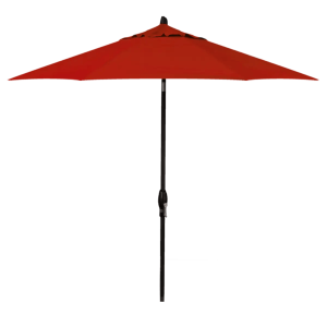 Treasure Garden 9' Octagon Auto Tilt Umbrella with Black Frame